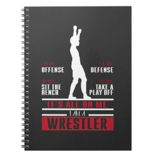 Ringkämpfer-Wrestling-niedliches Geschenk für Notizblock
