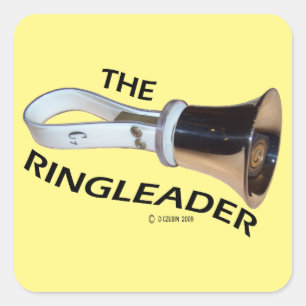 Ringleader-Aufkleber Quadratischer Aufkleber