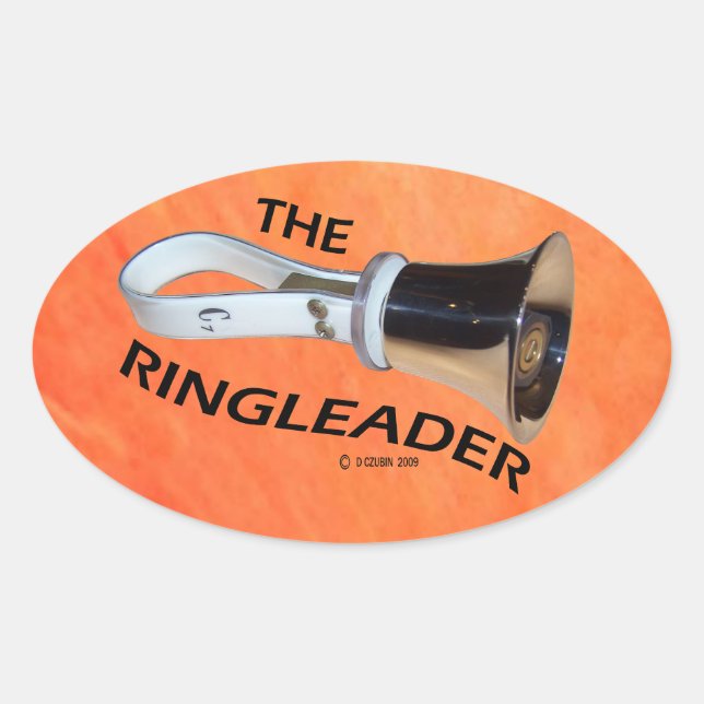 Ringleader Oval Sticker (Vorderseite)