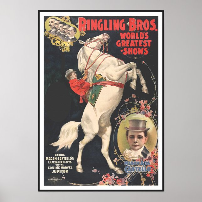 Ringling Bros 1899 CIRCUS POSTER (Vorne)