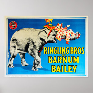 Ringling-Bros-Beste Weltumlaufanzeige Poster