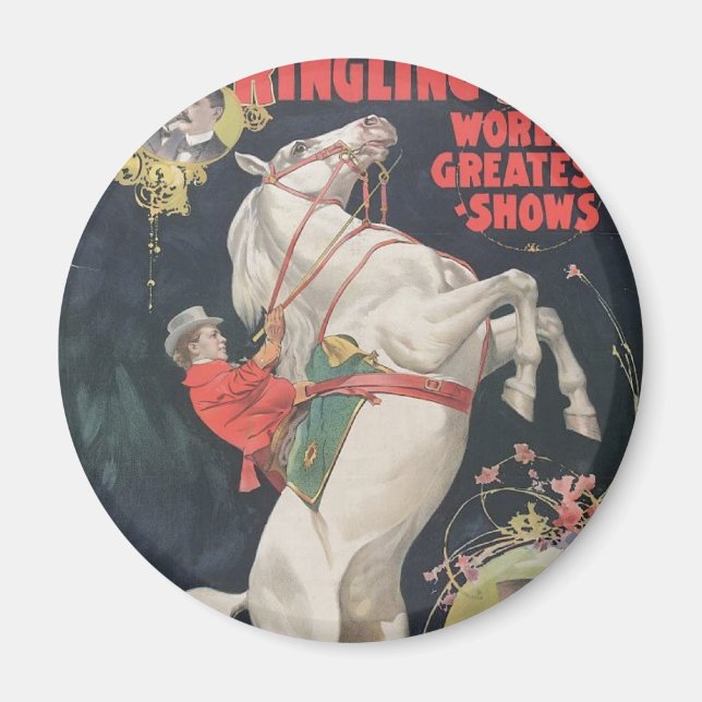 Ringling Bros. / Frau Ada Castello Magnet (Vorne)