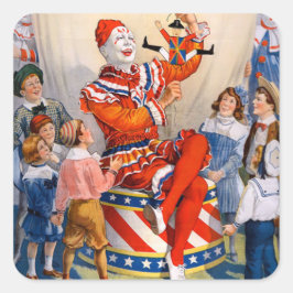 Ringling Bros und Barnum & Bailey Circus Stone Co Quadratischer Aufkleber