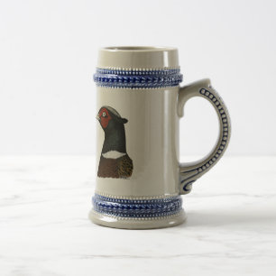 Ringneck Fasan-Kopf Bierglas