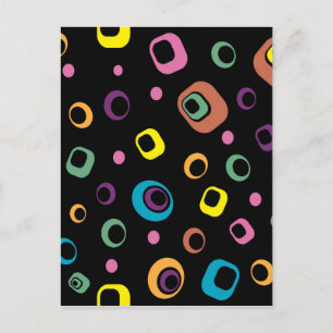 Rings Abstrakt Art Postkarte