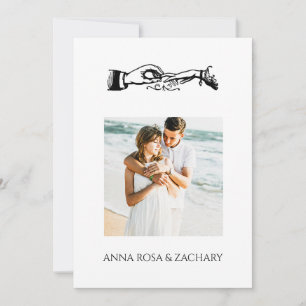 *~* RINGS AR6 Viktorianisch QR FOTO UAWG Wedding Einladung