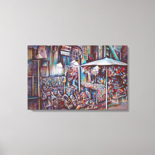 Rings der 8. Straße Leinwanddruck