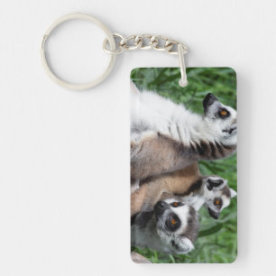 Ringschwanzfamilie Lemur Schlüsselanhänger