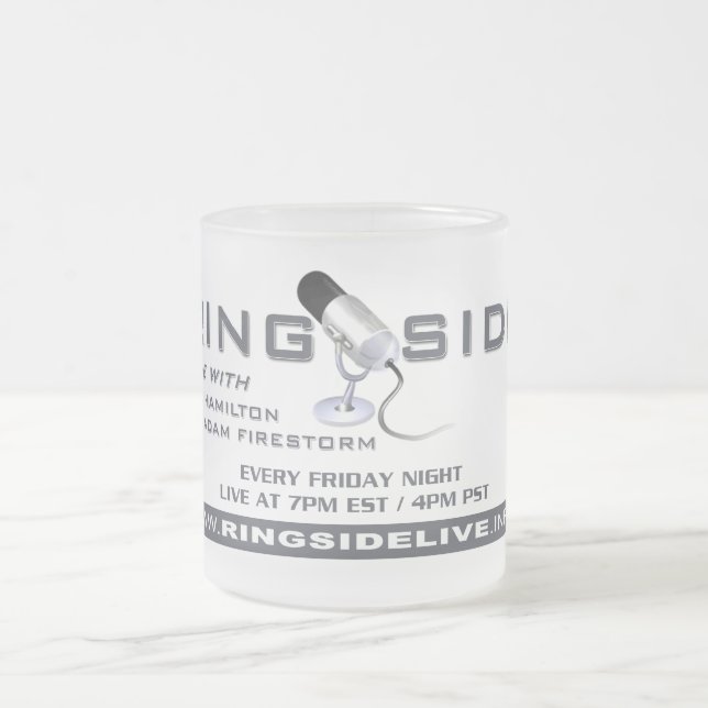 Ringside-mattierte GlaslebhaftTasse Mattglastasse (Mittel)