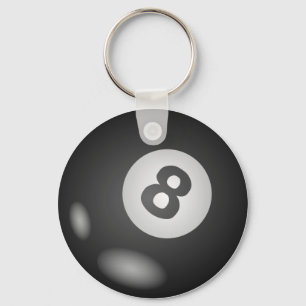 Ringsum 8 Ball-Schlüsselanhänger Schlüsselanhänger