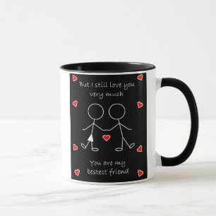 Ringsum den Biegungs-Valentinsgruß Tasse