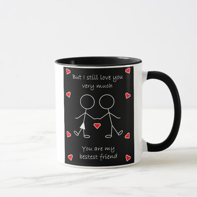 Ringsum den Biegungs-Valentinsgruß Tasse (Rechts)