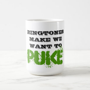RINGTONES MACHEN WIR GEWOLLT, PUKE Funny Spaß Cup Kaffeetasse