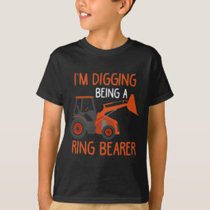 Ringträger Kid Tractor Liebhaber Hochzeitssongs Ba T-Shirt