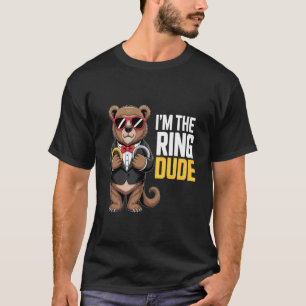 Ringträger-Ring-Sicherheit Lustige Hochzeitsfeier T-Shirt