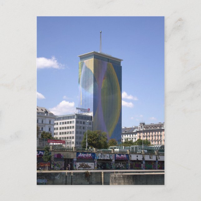 Ringturm in Wien Österreich Postkarte (Vorderseite)