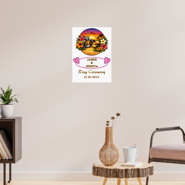 Ringzeremonie Poster (Wohnzimmer 3)