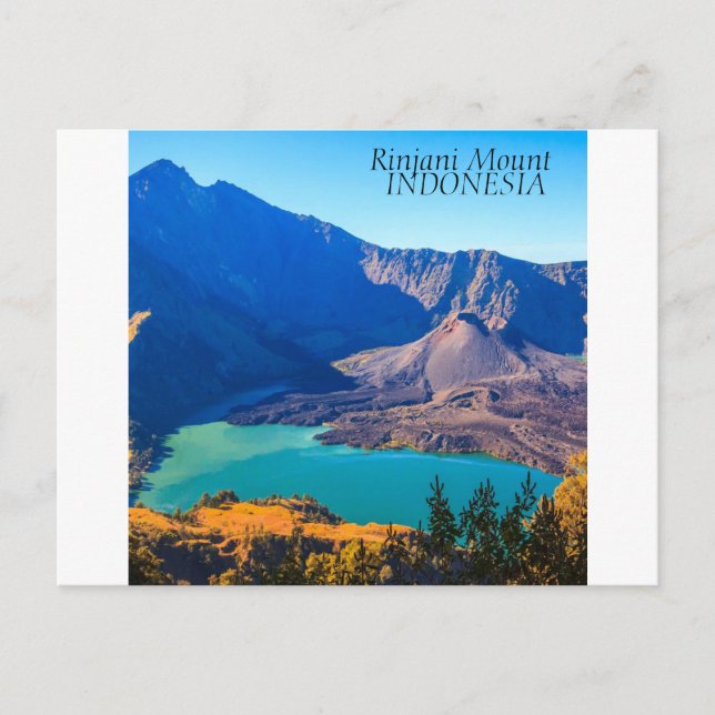 Rinjani Postcard Feiertagspostkarte (Vorderseite)