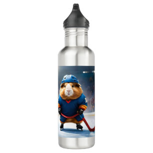 "Rink Rookie: Das Eishockey-Guinea-Schwein" Edelstahlflasche