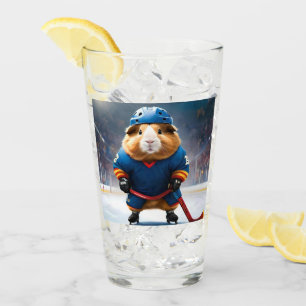 "Rink Rookie: Das Meerschweinchen im Eishockey" Glas