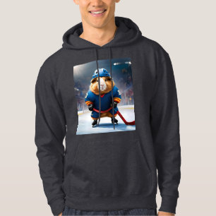 "Rink Rookie: Das Meerschweinchen im Eishockey" Hoodie