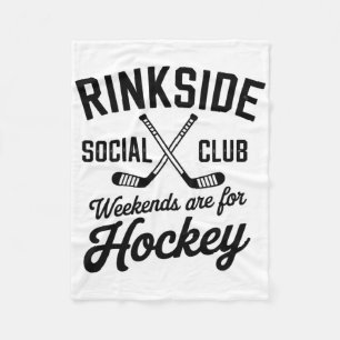 Rinkside Social Club Retro-Eishockey-Vibes Fleecedecke