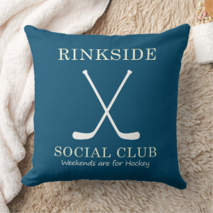Rinkside Social Club Wochenenden für Hockey Mama M Kissen