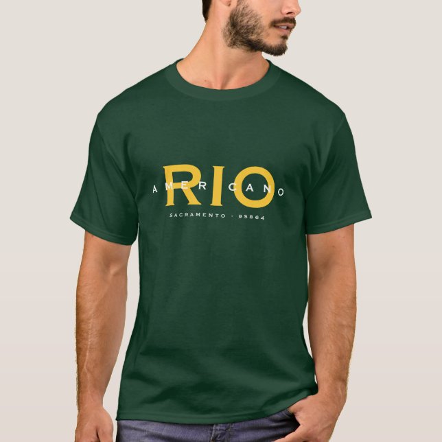 Rio Americano 95864 T-Shirt (Vorderseite)