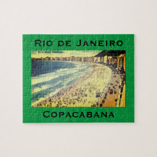 Rio de Janeiro, alte Copacabana-Strand, Brasilien