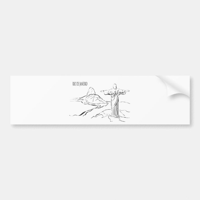 Rio de Janeiro Autoaufkleber (Vorne)
