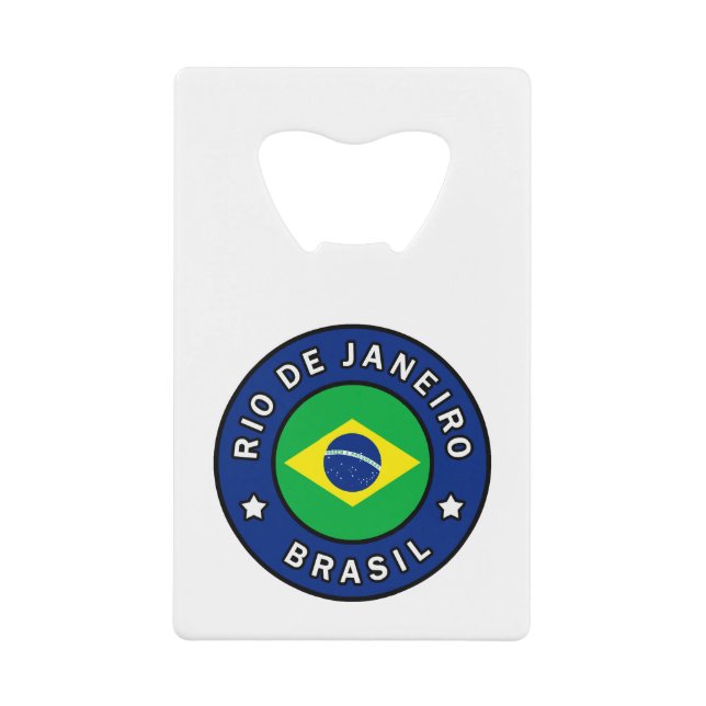 Rio de Janeiro Brasil Geldbeutel Flaschenöffner (Vorderseite)