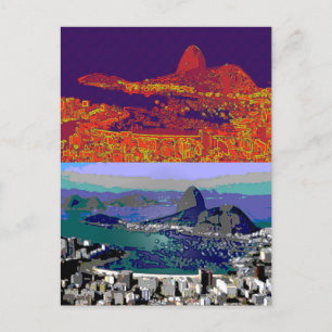 Rio de Janeiro Brasil Pão-de-Açúcar Postkarte