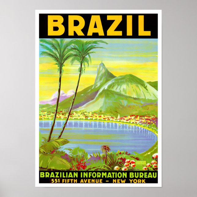 Rio de Janeiro Brasil Poster (Vorne)