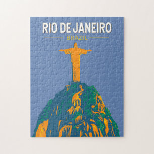 Rio De Janeiro Brasil Reise Kunst Vintage
