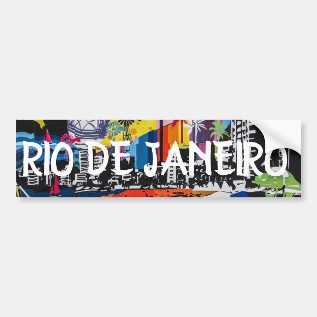 Rio De Janeiro Brasilien Autoaufkleber (Vorne)