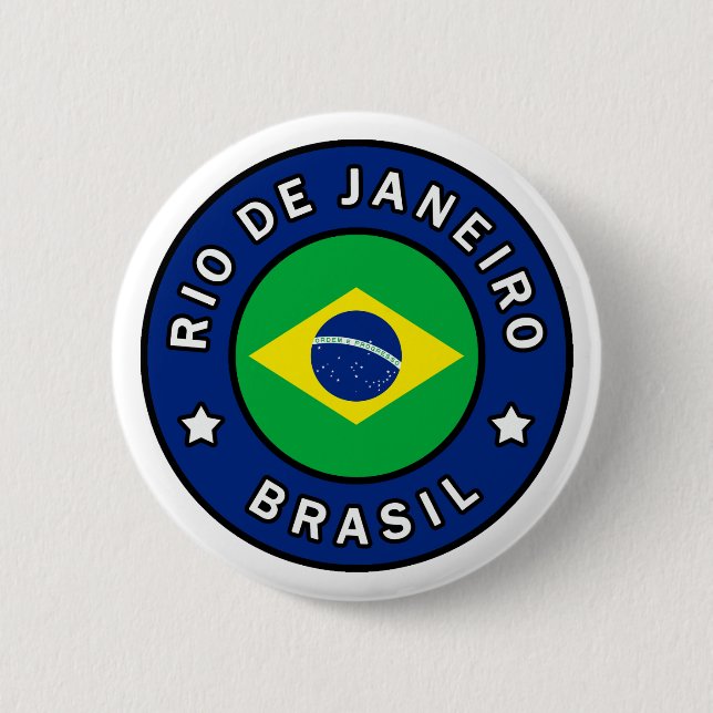 Rio de Janeiro Brasilien Button (Vorderseite)