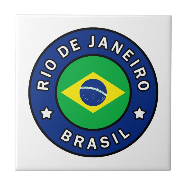 Rio de Janeiro Brasilien Fliese (Vorderseite)