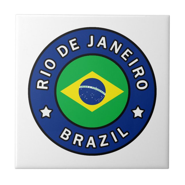 Rio de Janeiro Brasilien Fliese (Vorderseite)