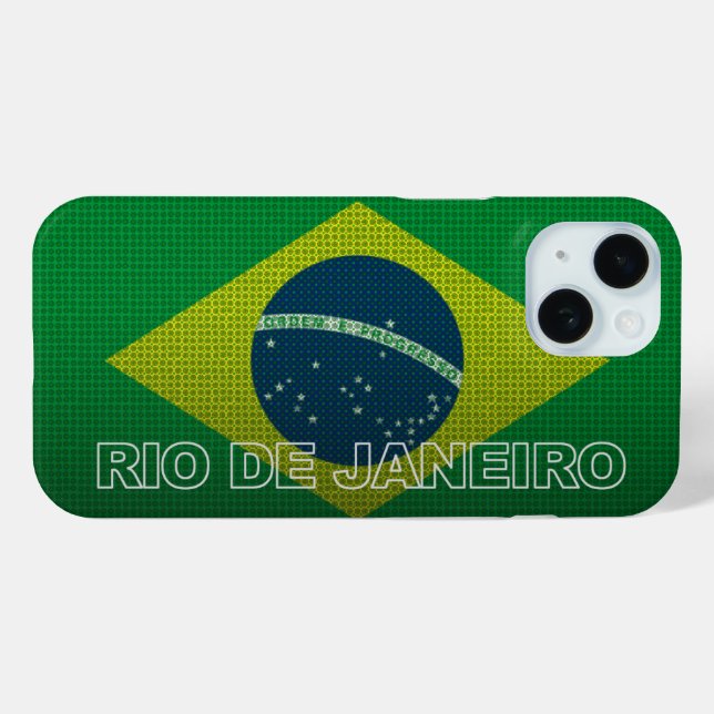 Rio de Janeiro Brasilien iPhone Case (Rückseite (Horizontal))
