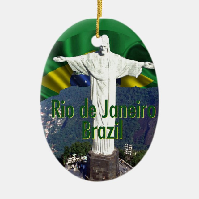 Rio de Janeiro Brasilien Keramikornament (Vorne)