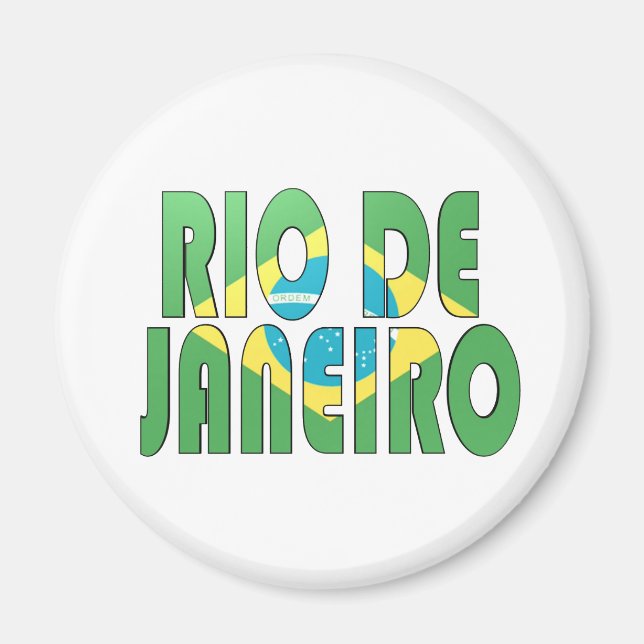 Rio de Janeiro, Brasilien Magnet (Vorne)