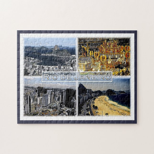 Rio de Janeiro - Brasilien - Mosaik - (Horizontal)