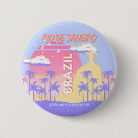 Rio de Janeiro Brasilien Reisen Art Blue Poster