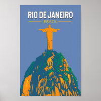 Rio De Janeiro Brasilien Reisen Kunst Vintag