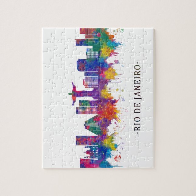Rio de Janeiro Brasilien Skyline (Vertikal)