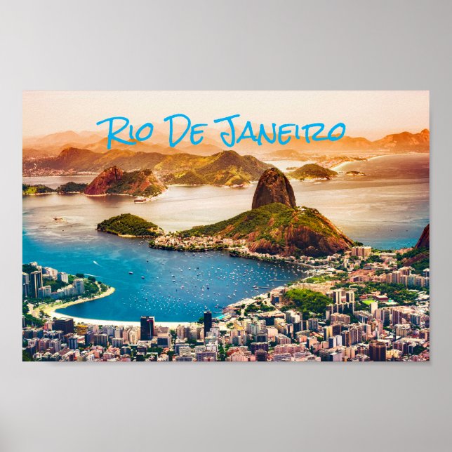 Rio de Janeiro Brasilien Stadt Poster (Vorne)