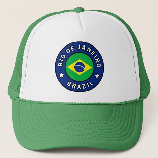Rio de Janeiro Brazil Truckerkappe (Vorderseite)