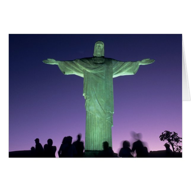 Rio de Janeiro, Brésil. la statue du Christ sur (Devant horizontal)