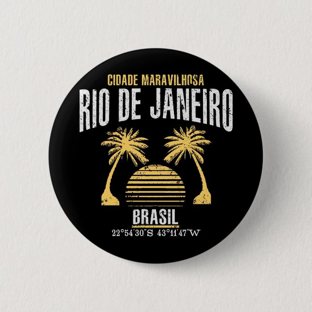 Rio de Janeiro Button (Vorderseite)