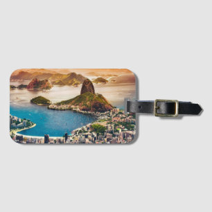 Rio de Janeiro City Foto Gepäckanhänger